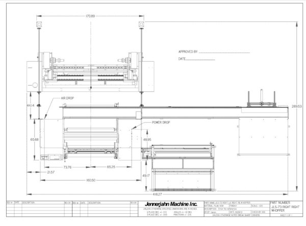 JLS 73 & 84: Jennerjahn Large Slitter for 73” and 84” Products