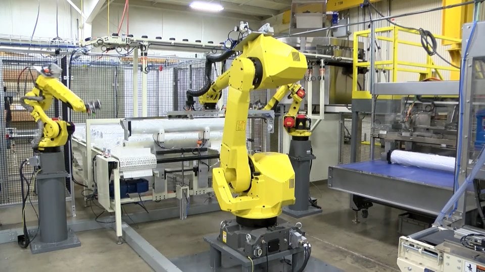 RFID Robotic Packaging & 3 Bin Palletizing